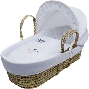 Kinder Valley - Hey Dude! Palm Moses Basket With Quilt, Padded Liner, Body Surround and Adjustable Hood