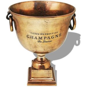 Hommoo Trophy Cup Champagne Cooler Copper Brown