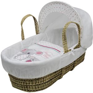 Kinder Valley - Koala-ty Sleep Palm Moses Basket With Quilt, Padded Liner, Body Surround and Adjustable Hood