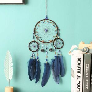 LANGRAY Dreamcatcher with led Light, Handmade Dreamcatcher with Feathers, Girl's Room, Bedroom, Romantic Decor, Wall Hanging, Home Decor, Ornaments, Crafts