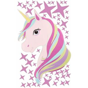 Unicorn Horse Wall Decal, Wall Decal, Unicorn Wall Decal with Stars, Girl Unicorn Wall Decor Nursery Decor - Langray