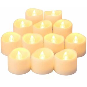 ALWAYSH Led Candles Flame Flickering Light, Flickering Candles Lamp, Flickering Candles Lamp, Electric Candles Christmas Candles for Christmas, Xmas Tree,