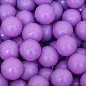 LittleTom 50 Plastic Balls 5.5cm in diameter to fill children's ball pits Purple - lila