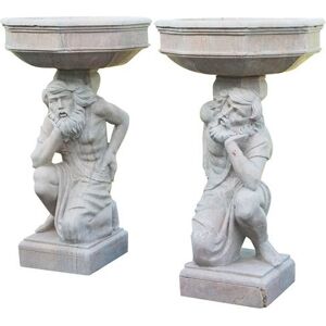 BISCOTTINI Marble statues W74XDP74X130 cm sized each pair