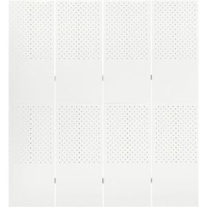 Berkfield Home - Mayfair 4-Panel Room Divider White 160x180 cm Steel