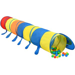 Berkfield Home - Mayfair Children Play Tunnel with 250 Balls Multicolour 245 cm Polyester