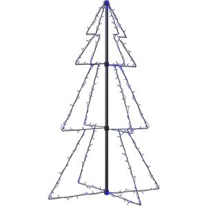 BERKFIELD HOME Mayfair Christmas Cone Tree 160 LEDs Indoor and Outdoor 78x120 cm
