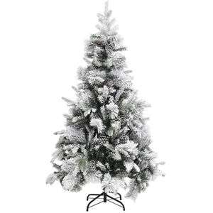 BERKFIELD HOME Mayfair Christmas Tree with Flocked Snow&Cones 195 cm pvc&pe