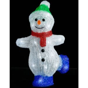 Berkfield Home - Mayfair led Christmas Acrylic Snowman Figure Indoor and Outdoor 30cm