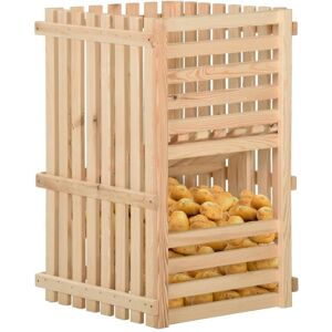 BERKFIELD HOME Mayfair Potato Box 50x50x80 cm Solid Pinewood