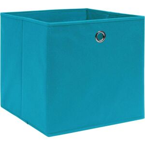 Berkfield Home - Mayfair Storage Boxes 4 pcs Baby Blue 32x32x32 cm Fabric