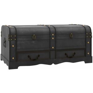 Berkfield Home - Mayfair Wooden Treasure Chest Large Brown