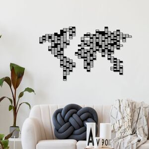 Decortie - metal wall art pixel - Black