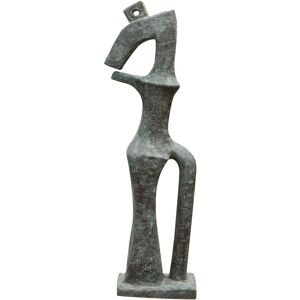 BISCOTTINI Modern Art bronze cast sculpture W50xDP34xH175 cm sized