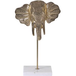 Beliani - Modern Decorative Figurine Home Accessories Aluminum Aluminium Shape Gold Kaso - Gold