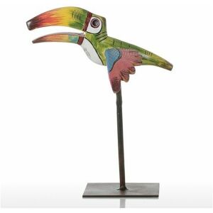 Lune - moon-Tropical bird resin sculpture