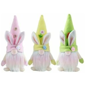 LUNE MoonEaster Bunny Gnomes Easter Rabbit Doll Stuffed Rabbit Beginner Easter Troubleshooting Easter Decoration Nordic Swedish Elf Faceless Doll 3pcs