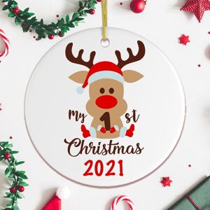 HÉLOISE My First Christmas Baby Deer Ornament 2021