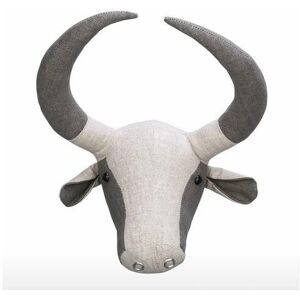 Orchidée - orchid-Bison head Wall hanging Cartoon animal head Wall decoration Bedroom decorations High quality cotton and linen materials