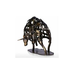 Orchidée - orchid-iron braid cow metal sculptures furnishings animal sculptures decorations crafts gifts