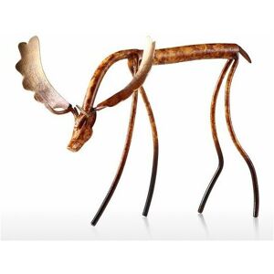 ORCHIDÉE orchid-Statue and other decorative Moose Bow Head Iron Sculpture Home Decoration Crafts Metal Animal Sculpture