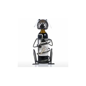 Orchidée - orchid-Statue and other decorative Puppy wine rack with Saxophone Iron animal figurine Creative wine rack Practical ornament Craft gift