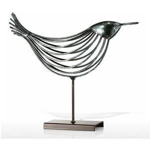 Orchidée - orchid-Statue and other decorative Wire-frame bird Metal sculpture home decoration Creative bird sculpture