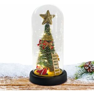 Denuotop - Other Decoration for Christmas,Santa Claus Snow Globe, Christmas Snow Globe with led Light – Battery Operated Lighted Table Lantern for