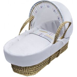 Kinder Valley - Paint Splash Palm Moses Basket With Quilt, Padded Liner, Body Surround and Adjustable Hood