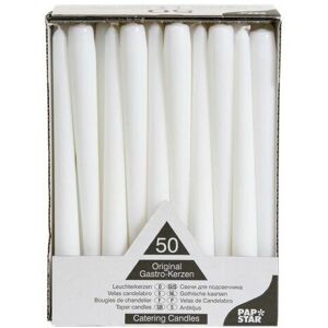 Papstar - 17966 Cylinder White 50pc(s) wax candle