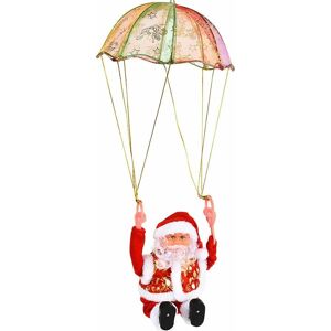 LANGRAY Parachute Santa Claus, Santa Claus, Plush Toys, Music Box, Ornaments Decor