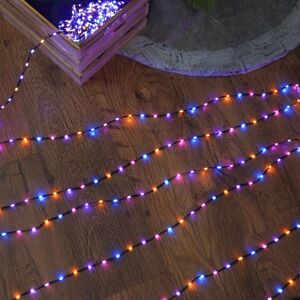 Premier - 35m Outdoor Tangle Free Flexibright led Christmas Tree Fairy Lights Rainbow Decoration - Multi Colour