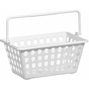 Premier Housewares - White Plastic Storage Basket