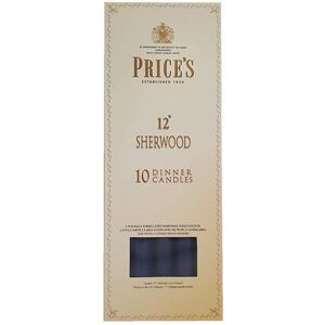 Price's - Prices 12 Sherwood Candle Midnight Blue Pack Of 10