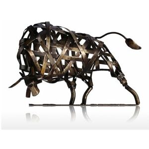 Rose - Metal Sculpture, Iron Braid Cattle Home Crafts