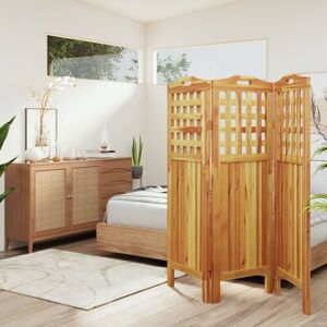 Berkfield Home - Royalton 3-Panel Room Divider 121.5x2x115 cm Solid Wood Acacia