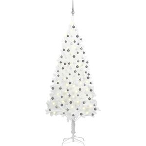 Artificial Christmas Tree with LEDs&Ball Set White 210 cm - Royalton