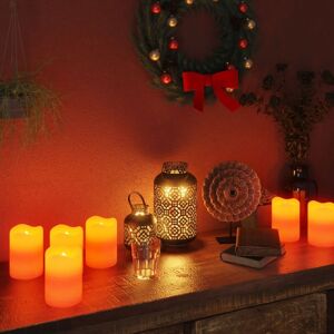 Berkfield Home - Royalton Flameless led Candles 24 pcs with Remote Control Warm White