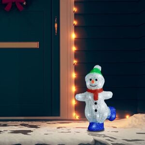 Berkfield Home - Royalton led Christmas Acrylic Snowman Figure Indoor and Outdoor 30cm