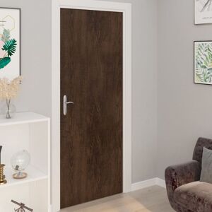 Berkfield Home - Royalton Self-adhesive Door Films 4 pcs Dark Oak 210x90 cm pvc