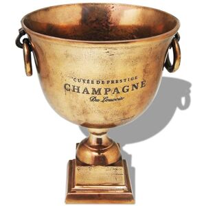 Berkfield Home - Royalton Trophy Cup Champagne Cooler Copper Brown
