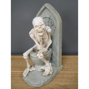 Uniquehomefurniture - Skeleton Decor Statue Resin Table Industrial Accessories Gothic Decor Ornament