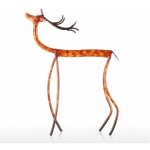 NEIGE Snow-Sculpture in wrought iron, home decoration, crafts, American deer head