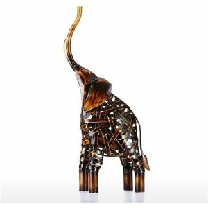 NEIGE Snow-Statue and Other Decorative Object Metal Weaving Elephant Iron Sculpture Home Decoration Crafts Animal Sculpture