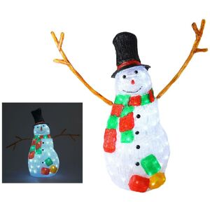 YOL Acrylic Snowman Figure LED Garden Decoration Christmas Outdoor Indoor 57cm