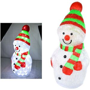 YOL Acrylic Snowman Figure led Garden Decoration Christmas Outdoor Indoor 58cm