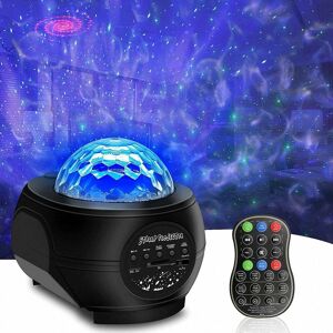 TINOR Star Sky Projector with led Nebula, 3-in-1 Musical and Light-up Kids Night Light with Built-in Bluetooth Speaker & Remote Control, Black