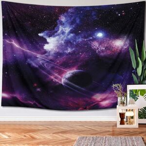 LANGRAY Tapestry Galaxy Tapestry Space Universum Planet Wall Tapestry Art Tapestry Wall Hanging Starry Night Sky Tapestry for Bedroom 150130