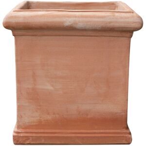 BISCOTTINI Terracotta cube vase 100% Made in Italy entirely Handmade