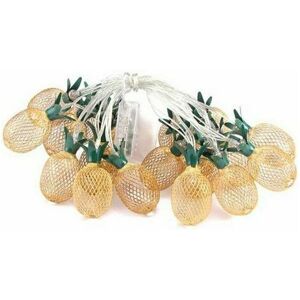 Neige - usb Powered Retro Wrought Iron Pineapple Lamp Decoration Light